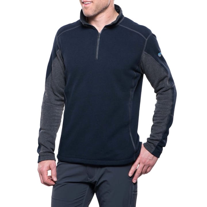 Kühl Men's Revel 1/4 Zip Shirt Mutiny Blue/Steel Kühl Kühl Men's Revel 1/4 Zip Shirt Mutiny Blue/Steel Kühl