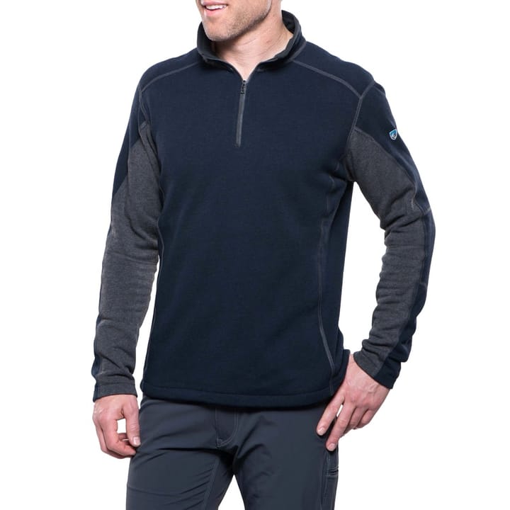 Kühl Men's Revel 1/4 Zip Shirt Mutiny Blue/Steel Kühl