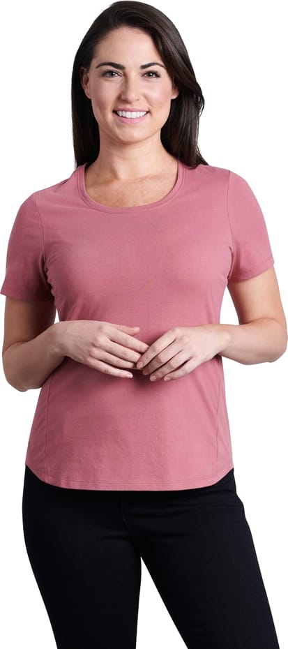 Women's Bravada Shortsleeve Shirt Desert Pink Kühl