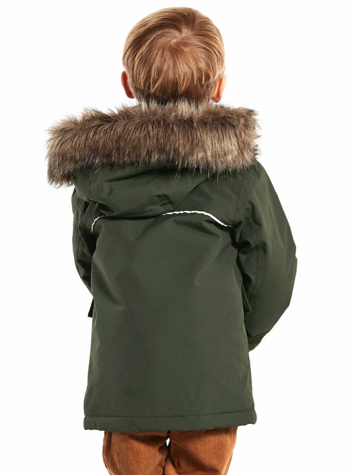 Didriksons Kids' Kure Parka 4 Deep Green Didriksons