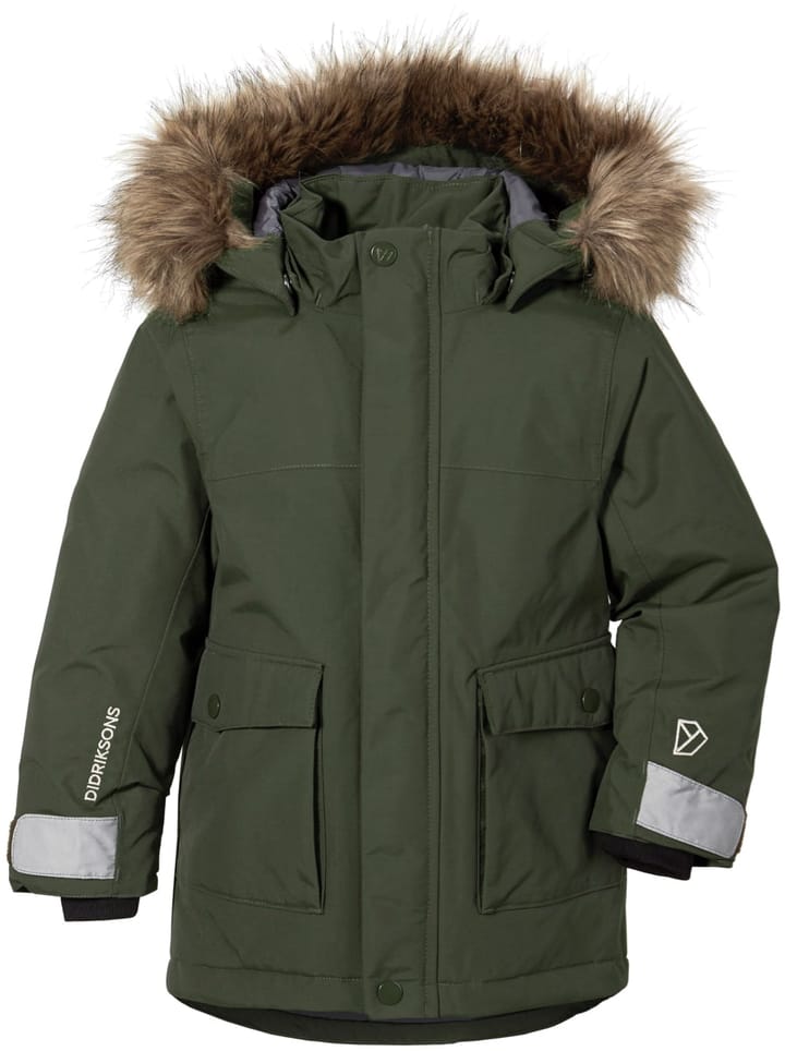 Didriksons Kids' Kure Parka 4 Deep Green Didriksons Didriksons Kids' Kure Parka 4 Deep Green Didriksons