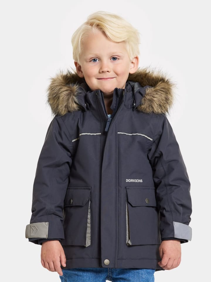 Didriksons Kids' Kure Parka 6 Navy Didriksons