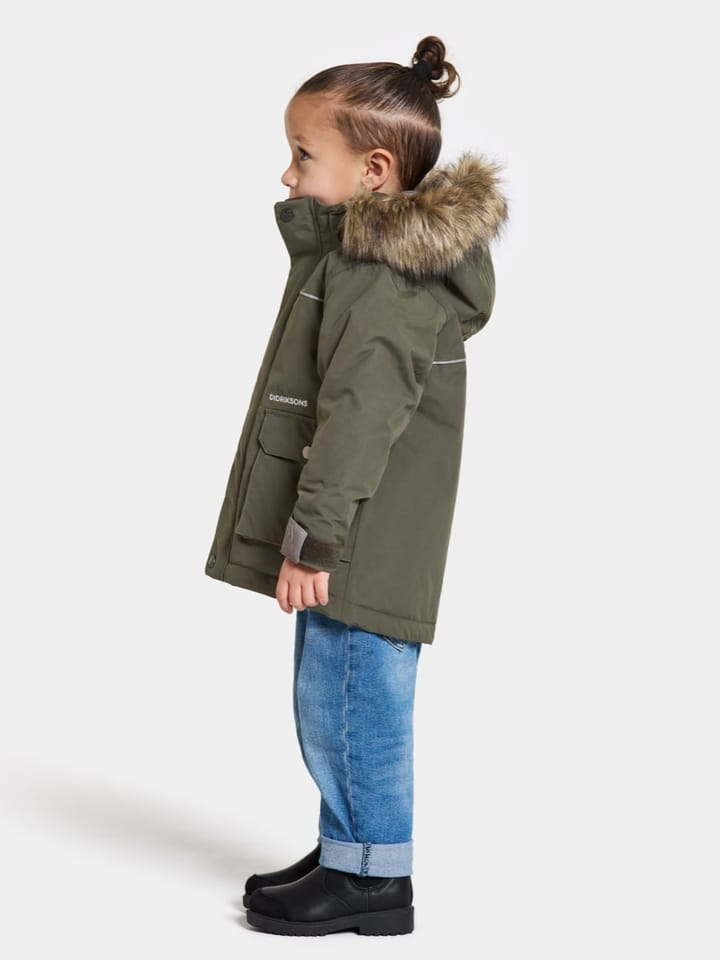 Didriksons Kids' Kure Parka 6 Deep Green Didriksons Didriksons Kids' Kure Parka 6 Deep Green Didriksons