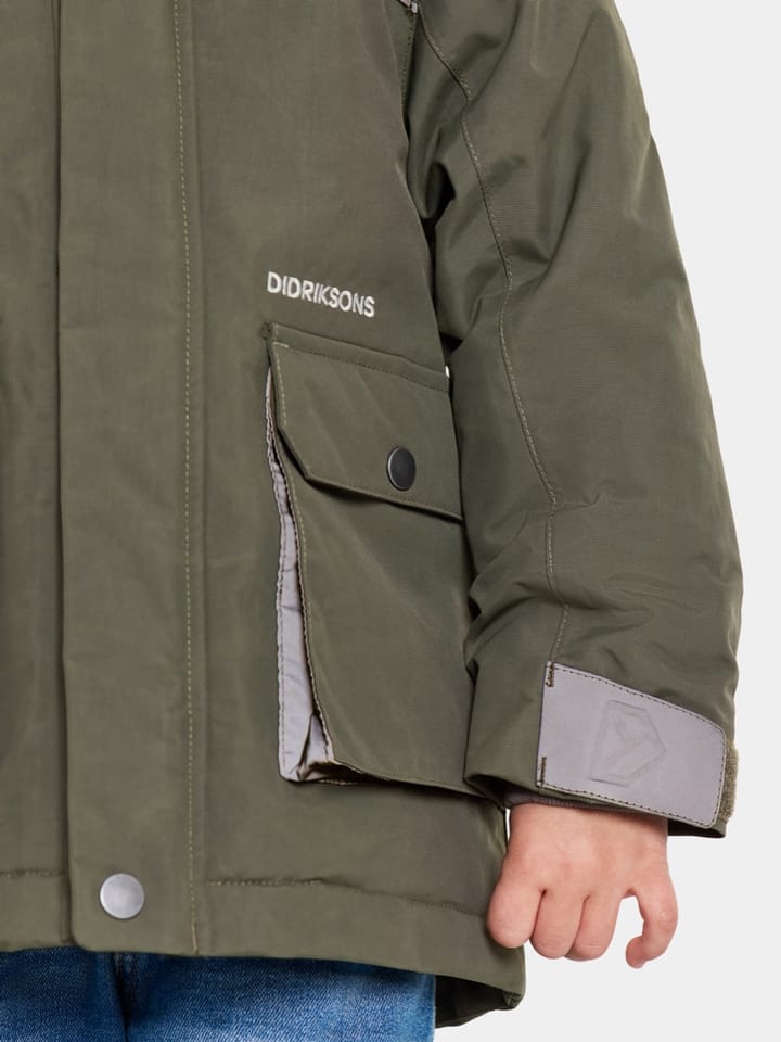 Didriksons Kure Kids Parka 6 Deep Green Didriksons