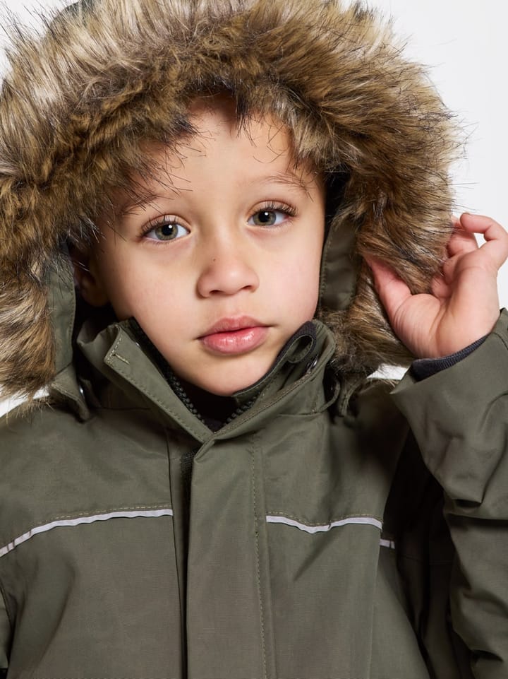 Didriksons Kure Kids Parka 6 Deep Green Didriksons