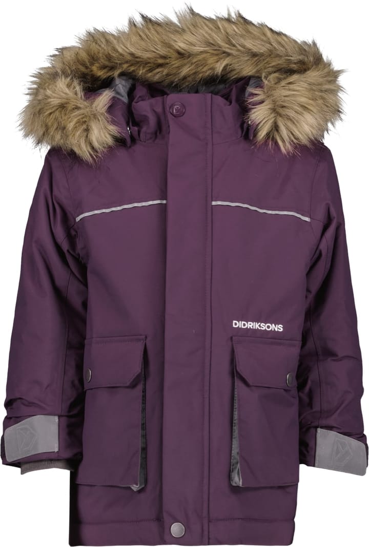 Didriksons Kids' Kure Parka 6 Plumb Didriksons Didriksons Kids' Kure Parka 6 Plumb Didriksons