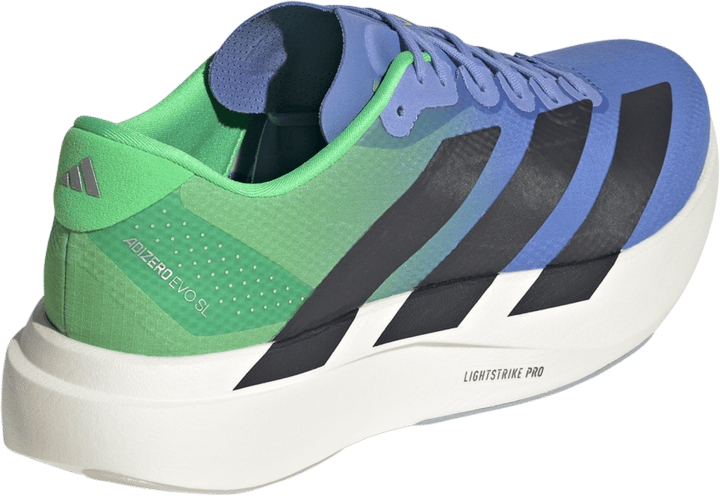 Adidas Men's Adizero Evo SL Blue fusion/ Night Grey / Solar Lime Adidas