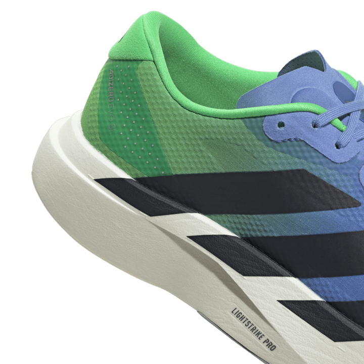 Adidas Men's Adizero Evo SL Blue fusion/ Night Grey / Solar Lime Adidas