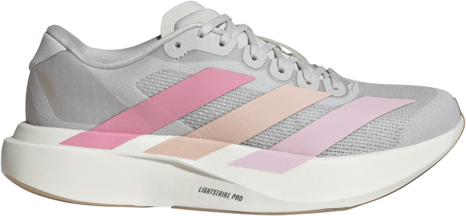Adidas Women's Adizero Evo SL  Grey One/Clear Pink/Vapour Pink