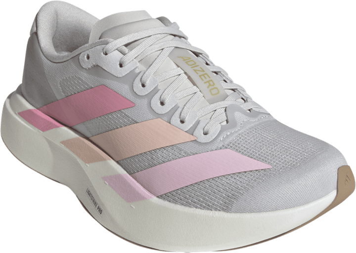 Adidas Women's Adizero Evo SL  Grey One/Clear Pink/Vapour Pink Adidas