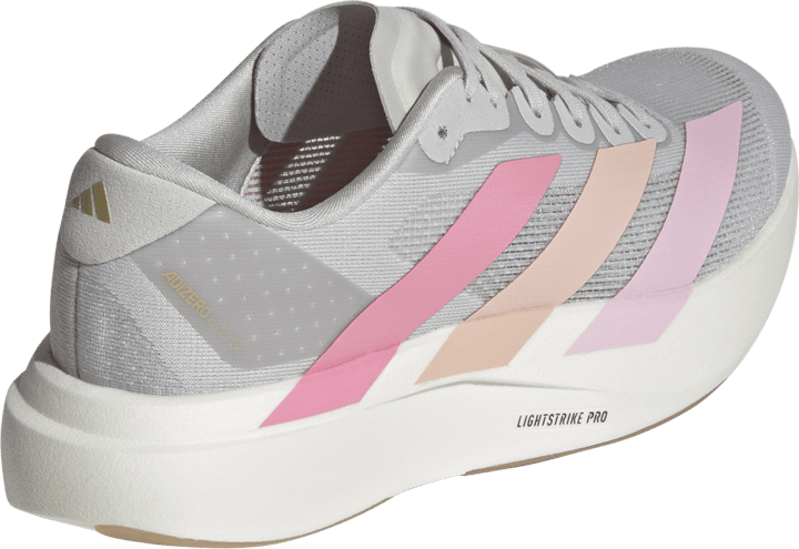 Adidas Women's Adizero Evo SL  Grey One/Clear Pink/Vapour Pink Adidas