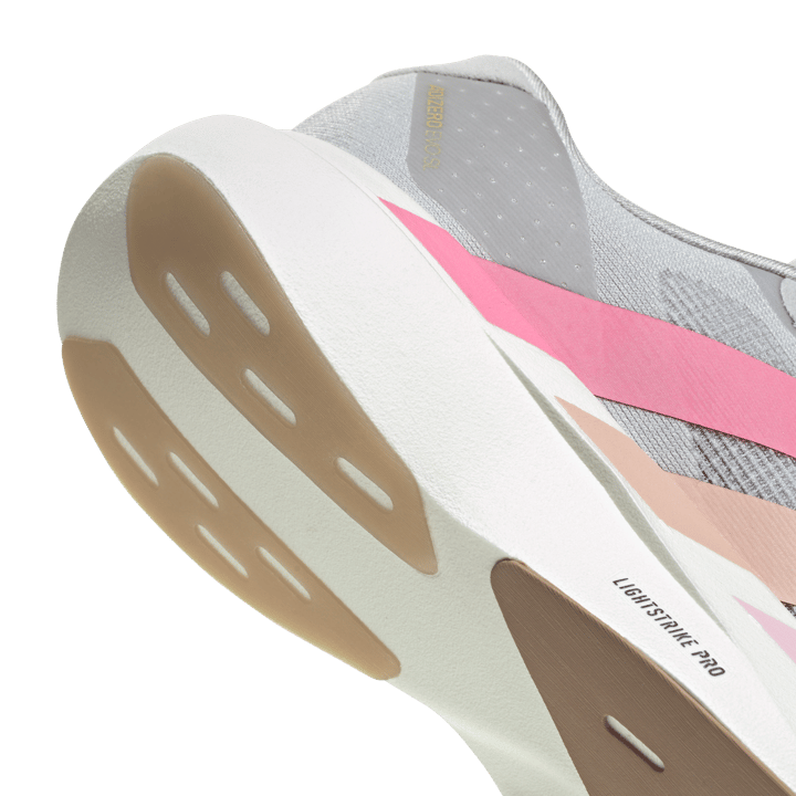 Adidas Women's Adizero Evo SL  Grey One/Clear Pink/Vapour Pink Adidas