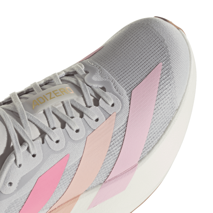 Adidas Women's Adizero Evo SL  Grey One/Clear Pink/Vapour Pink Adidas
