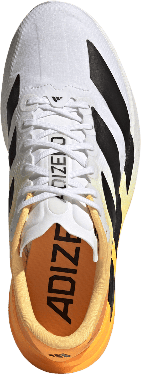 Adidas Men's Adizero Evo SL Ftwr white/Core black/Lucid Tangerine Adidas