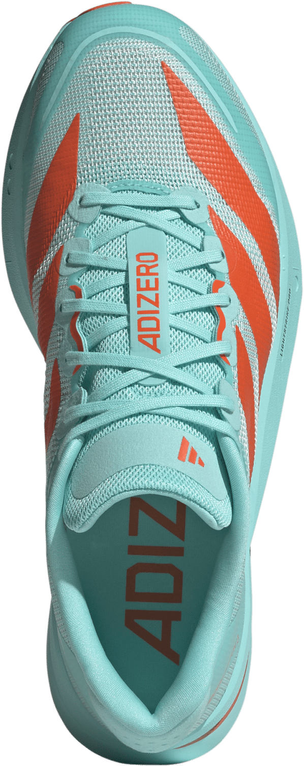 Adidas Men's Adizero Boston 13 Flash Aqua/Impact Orange/Iron Metal Adidas