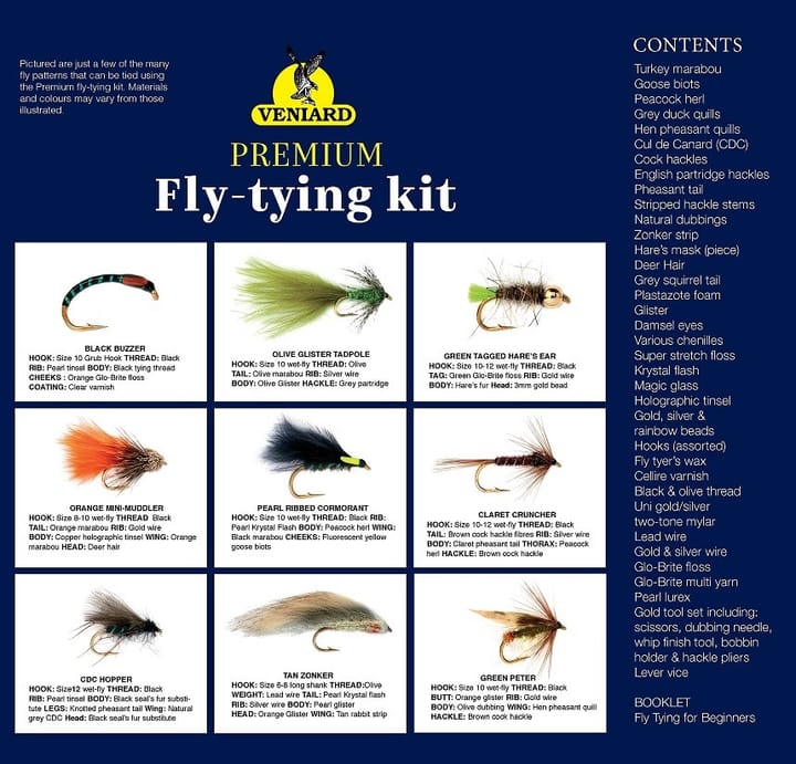 Veniard Premium Fly Tying Kit 100år Veniard Veniard Premium Fly Tying Kit 100år Veniard