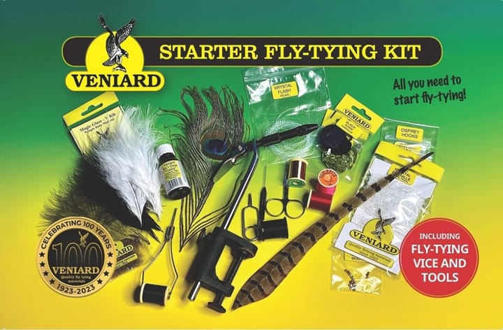 Veniard Starter Fly Tying Kit Fluebindesett Med Alt Det Nødvendige Veniard Veniard Starter Fly Tying Kit Fluebindesett Med Alt Det Nødvendige Veniard