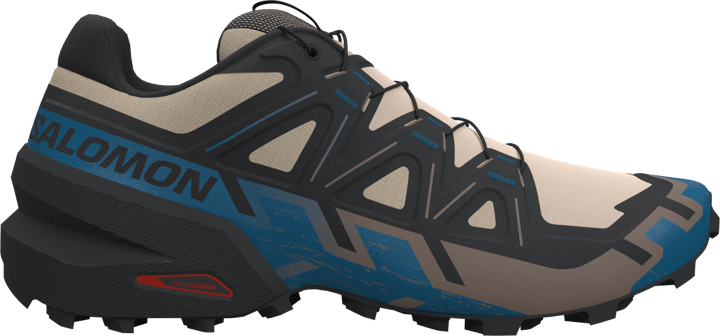 Salomon Men's Speedcross 6 Oxford Tan / Black / Mykonos Blue Salomon