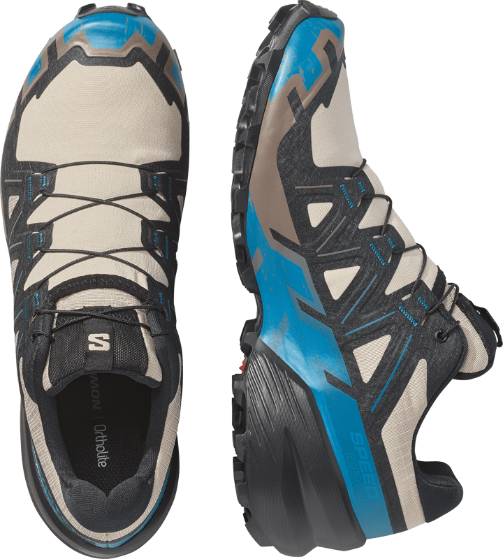 Salomon Men's Speedcross 6 Oxford Tan / Black / Mykonos Blue Salomon