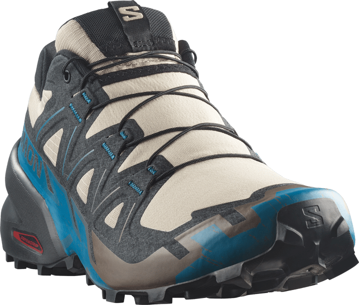 Salomon Men's Speedcross 6 Oxford Tan / Black / Mykonos Blue Salomon