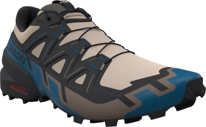 Salomon Men's Speedcross 6 Oxford Tan / Black / Mykonos Blue Salomon