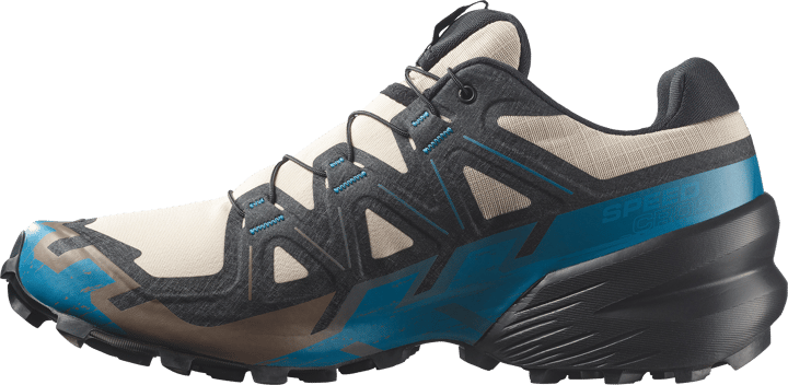 Salomon Men's Speedcross 6 Oxford Tan / Black / Mykonos Blue Salomon