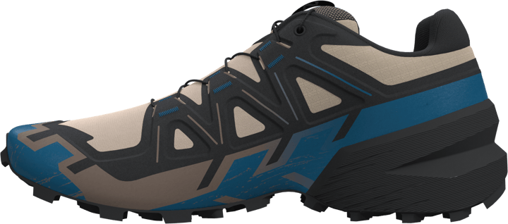 Salomon Men's Speedcross 6 Oxford Tan / Black / Mykonos Blue Salomon