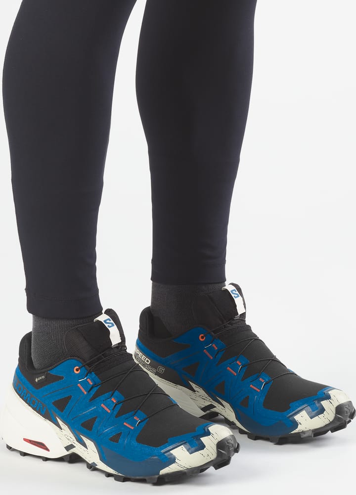 Salomon Men's Speedcross 6 GORE-TEX Black / Mykonos Blue / Vanilla Ice Salomon