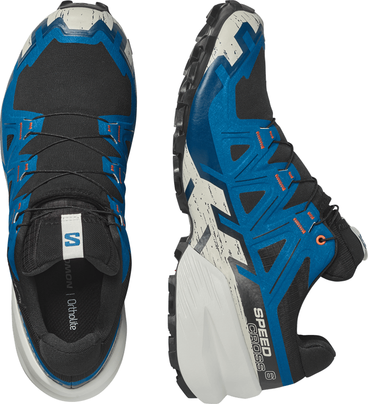 Salomon Men's Speedcross 6 GORE-TEX Black / Mykonos Blue / Vanilla Ice Salomon