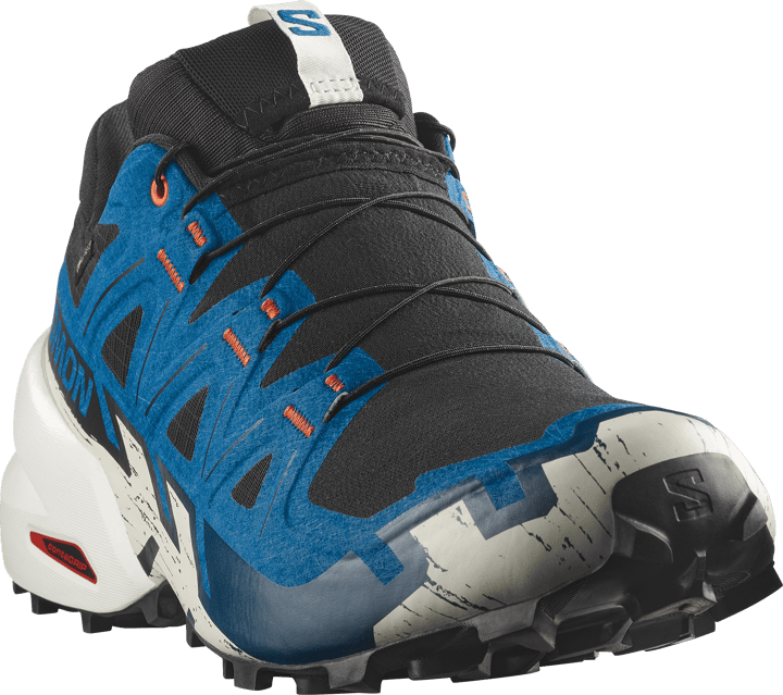 Salomon Men's Speedcross 6 GORE-TEX Black / Mykonos Blue / Vanilla Ice Salomon