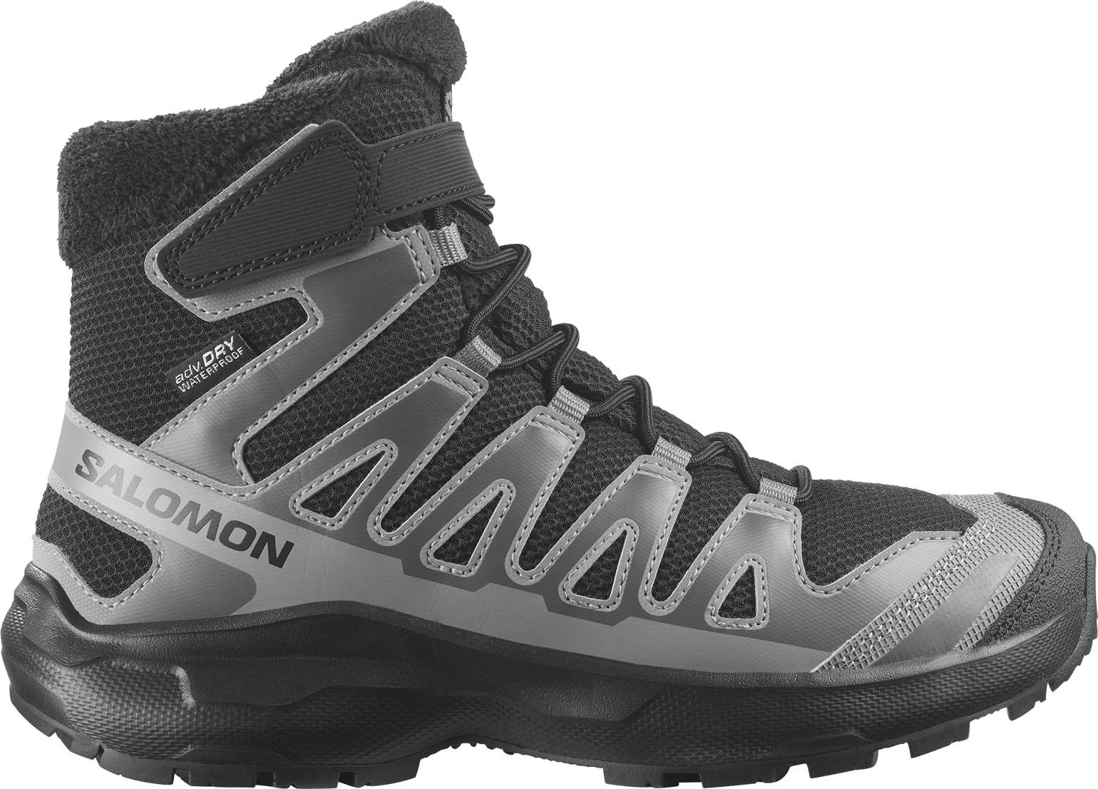 Salomon Junior´s Xa Pro Winter Waterproof Black / Castlerock / Cloudburst