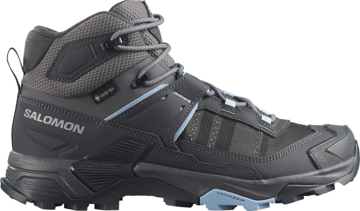 Salomon Women's X Ultra 5 Mid GORE-TEX Asphalt / Castlerock / Brunnera Blue Salomon