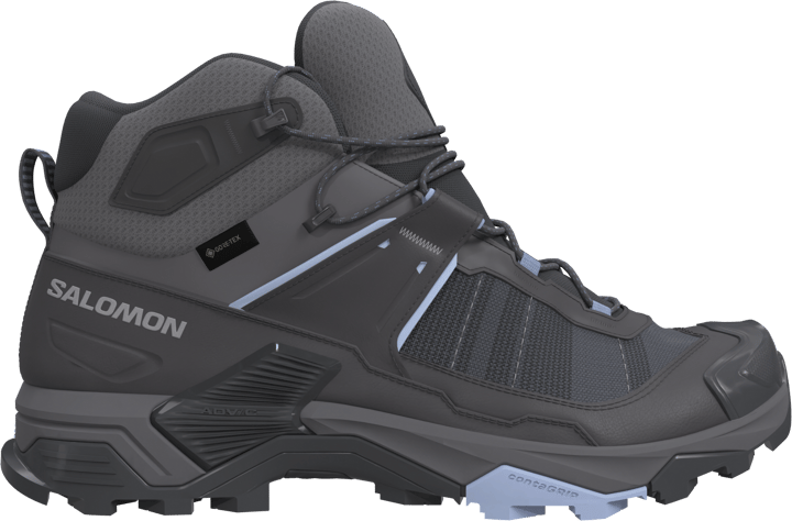 Salomon Women's X Ultra 5 Mid GORE-TEX Asphalt / Castlerock / Brunnera Blue Salomon