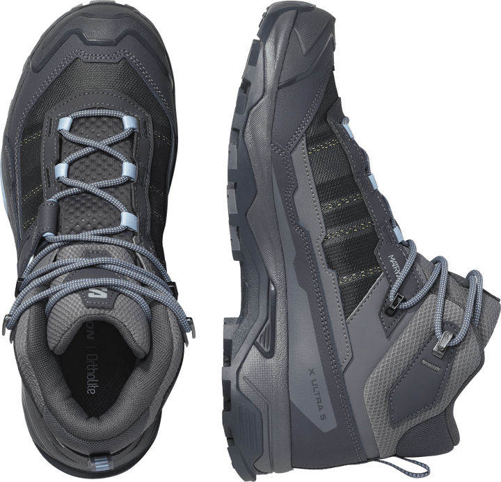 Salomon Women's X Ultra 5 Mid GORE-TEX Asphalt / Castlerock / Brunnera Blue Salomon