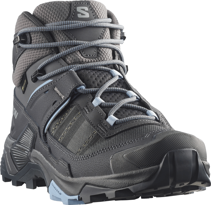 Salomon Women's X Ultra 5 Mid GORE-TEX Asphalt / Castlerock / Brunnera Blue Salomon