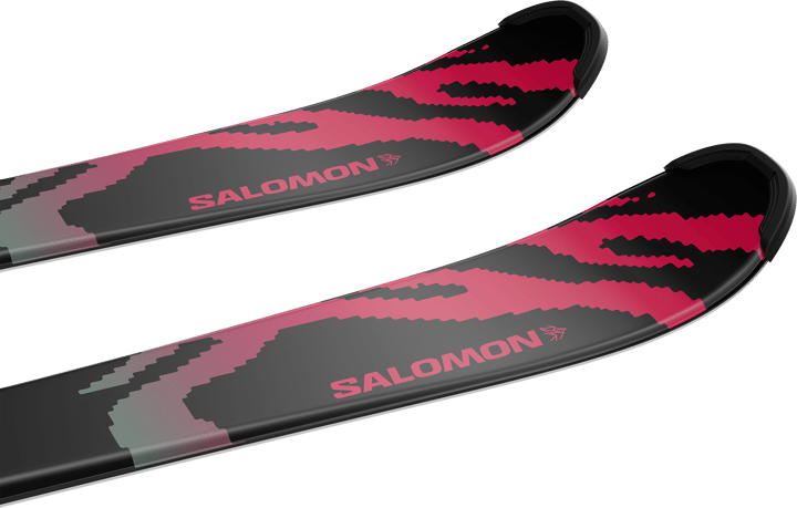 Salomon Junior´s Qst Black M + L6  Black/neon Punch/iceberg Green Salomon