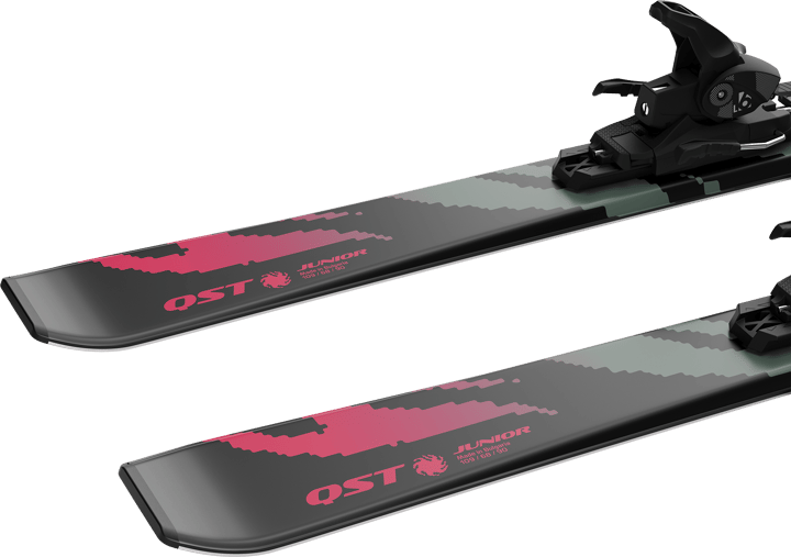 Salomon Junior´s Qst Black M + L6  Black/neon Punch/iceberg Green Salomon