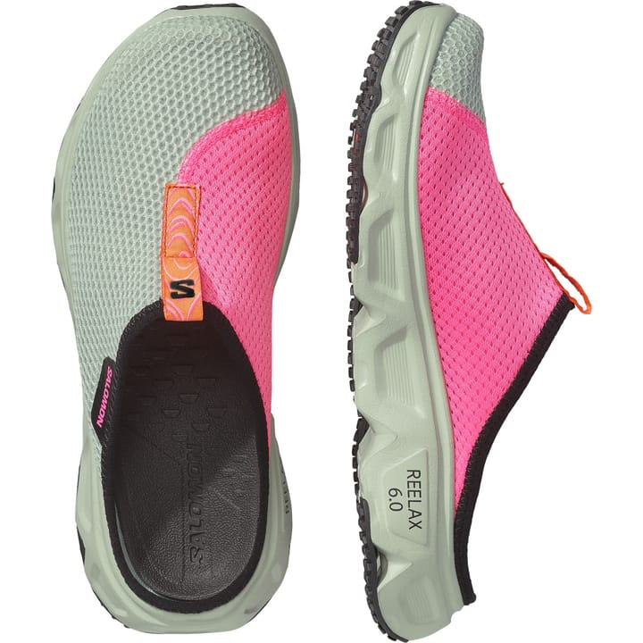 Salomon Reelax Slide 6.0 Icon W Green Milieu / Black / Knockout Pink Salomon