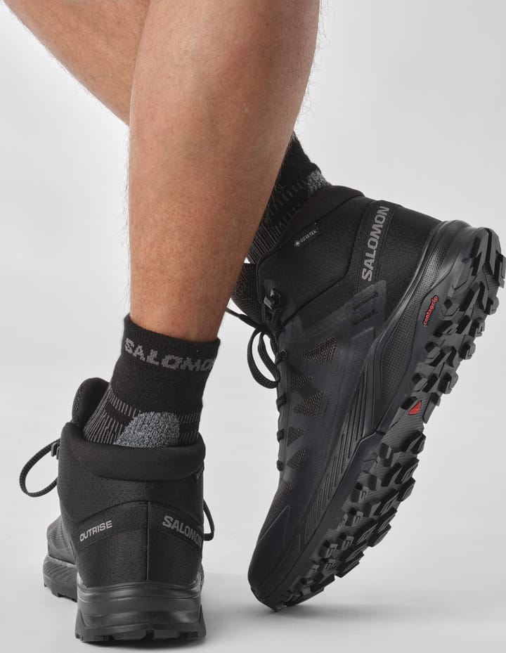 Salomon Men's Outrise Mid GORE-TEX Black/Black/Phantom Salomon