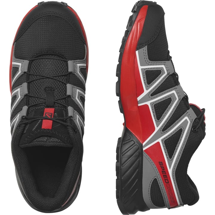 Salomon Juniors' Speedcross Black/Quiet Shade/High Risk Red Salomon Salomon Juniors' Speedcross Black/Quiet Shade/High Risk Red Salomon