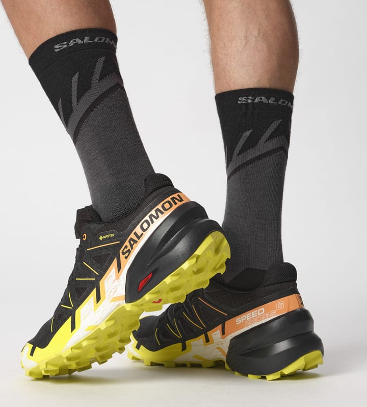 Salomon Men's Speedcross 6 GORE-TEX Black/Sulphur Spring/Bird Of Paradise Salomon Salomon Men's Speedcross 6 GORE-TEX Black/Sulphur Spring/Bird Of Paradise Salomon