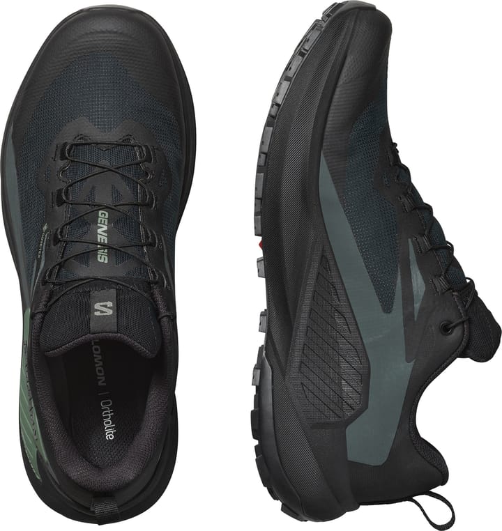 Salomon Men's Genesis GORE-TEX Black/Agave Green/Urban Chic Salomon