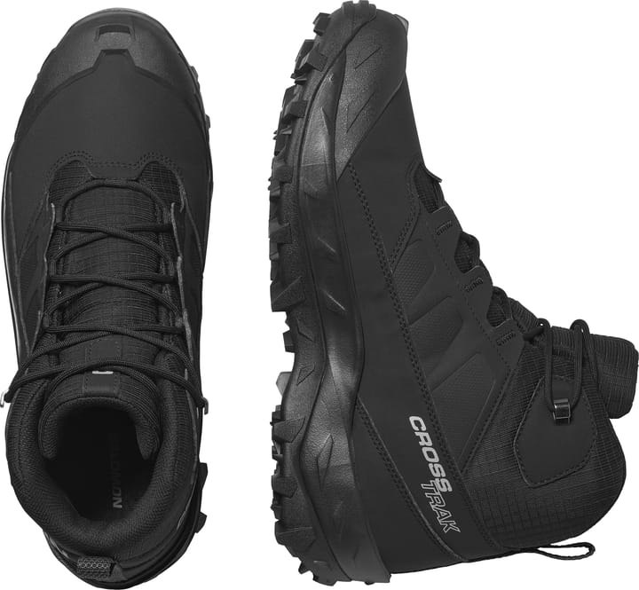 Salomon Men's Crosstrak Waterproof Black/Black/Asphalt Salomon