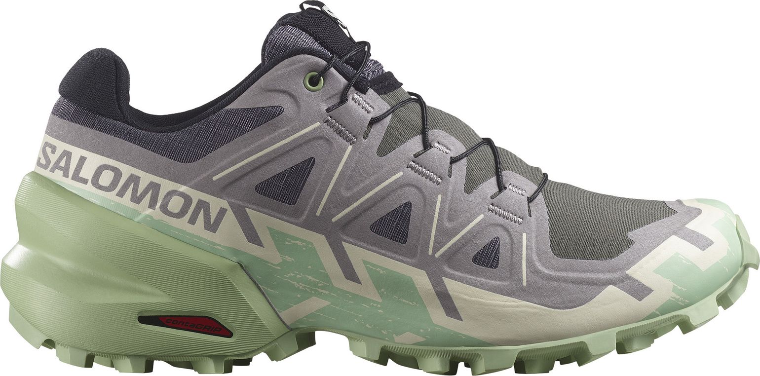 Salomon Women's Speedcross 6 Castlerock/Vanilla Ice/Smoke Green