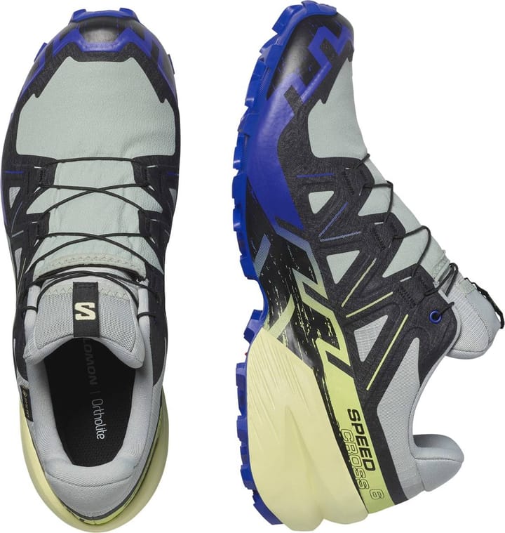 Salomon Men's Speedcross 6 GORE-TEX Wrought Iron / Clematis Blue / Sharp Green Salomon Salomon Men's Speedcross 6 GORE-TEX Wrought Iron / Clematis Blue / Sharp Green Salomon