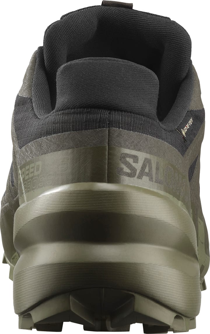 Salomon Men's Speedcross 6 GORE-TEX Black/Peat/Deep Lichen Green Salomon Salomon Men's Speedcross 6 GORE-TEX Black/Peat/Deep Lichen Green Salomon