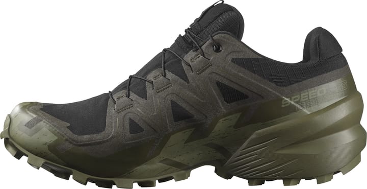 Salomon Men's Speedcross 6 GORE-TEX Black/Peat/Deep Lichen Green Salomon Salomon Men's Speedcross 6 GORE-TEX Black/Peat/Deep Lichen Green Salomon
