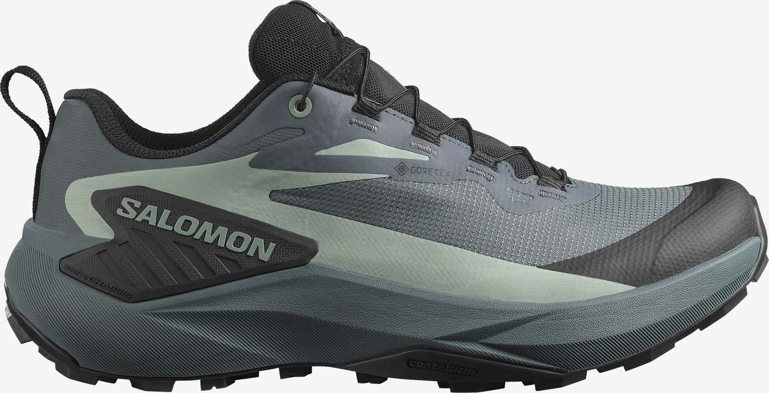 Salomon Women's Genesis GORE-TEX Turbulence/Black/Green Milieu