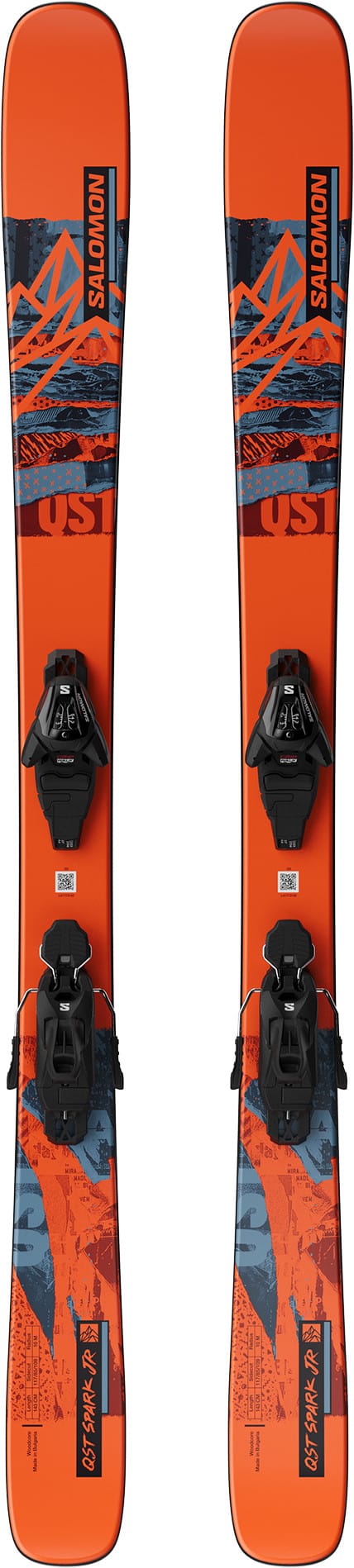 Salomon Junior Qst Spark M (And L6) Flame/Copen Blue/Black Salomon