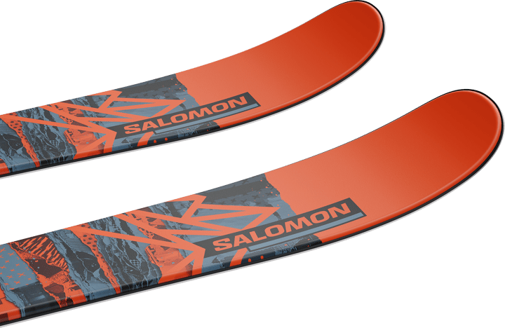 Salomon Junior's Skis L Qst Spark Flame/copen Blue/black Salomon